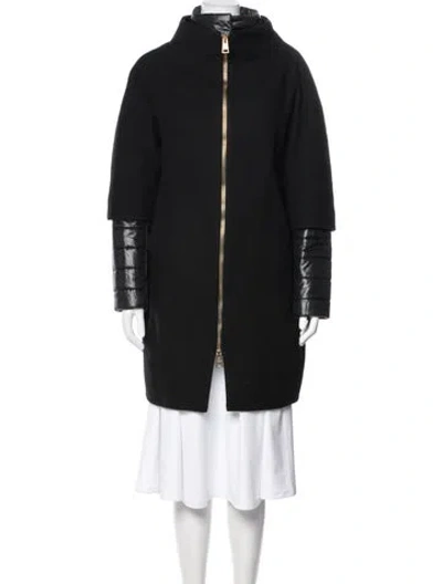 Pre-owned Herno Down Coat In Black