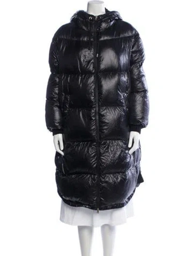 Pre-owned Herno Down Coat In Black
