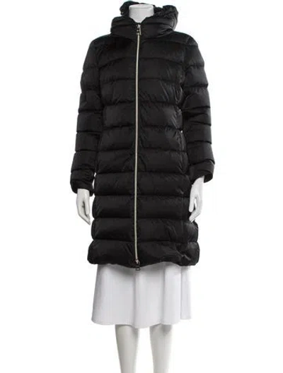 Pre-owned Herno Down Coat In Black