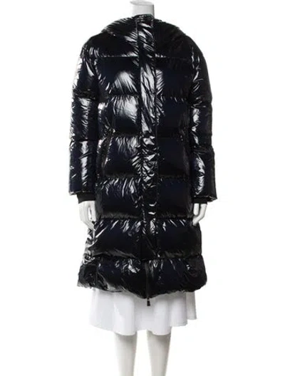 Pre-owned Herno Down Coat In Black