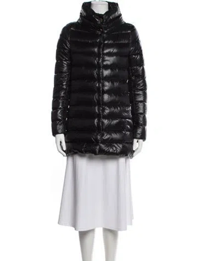Pre-owned Herno Down Coat In Black