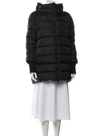 Pre-owned Herno Down Coat In Black