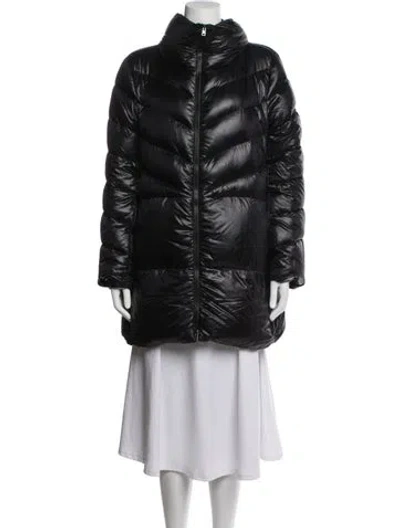 Pre-owned Herno Down Coat In Black