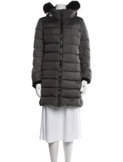 Pre-owned Herno Down Coat In Black