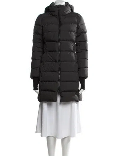 Pre-owned Herno Down Coat In Black