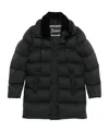 Herno High-neck Hooded Drawstring Puffer Coat In Multi