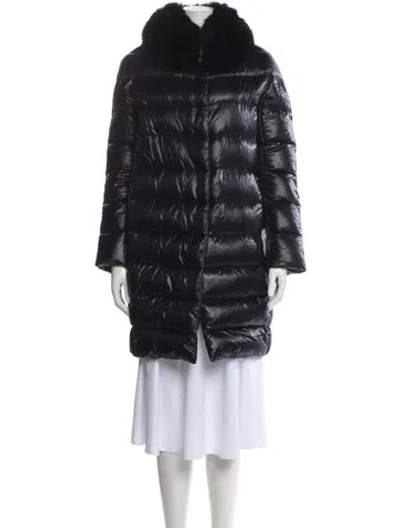 Pre-owned Herno Down Coat In Blue