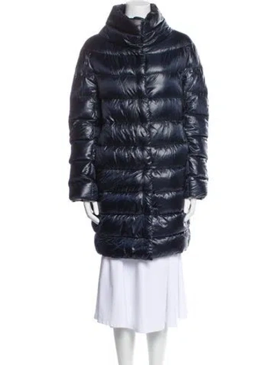 Pre-owned Herno Down Coat In Blue