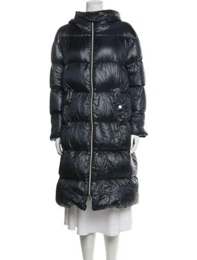 Pre-owned Herno Down Coat In Blue