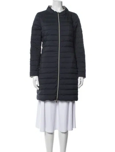 Pre-owned Herno Down Coat In Blue