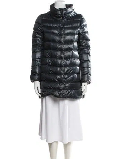 Pre-owned Herno Down Coat In Blue