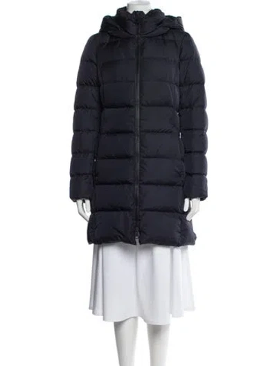 Pre-owned Herno Down Coat In Blue