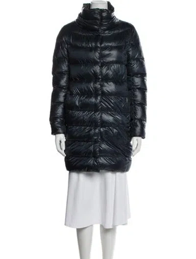 Pre-owned Herno Down Coat In Blue