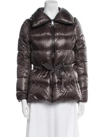 Pre-owned Herno Down Coat In Brown