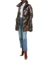Herno Diamond-quilted Padded Coat In Brown
