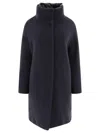 Herno Down Coat In New Modern Double And Nylon Ultralight
