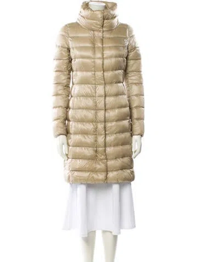 Pre-owned Herno Down Coat In Neutral