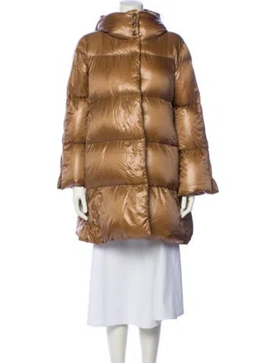 Pre-owned Herno Down Coat In Neutral