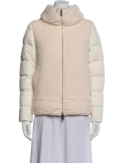 Pre-owned Herno Down Coat In Neutral