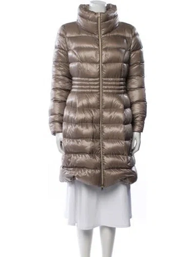 Pre-owned Herno Down Coat In Neutral