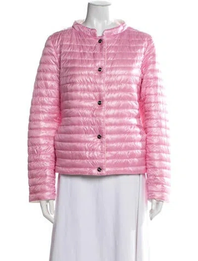 Pre-owned Herno Down Coat W/ Tags In Pink