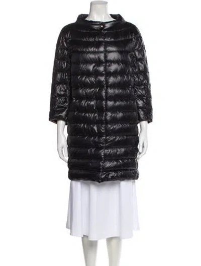 Pre-owned Herno Down Down Coat In Black