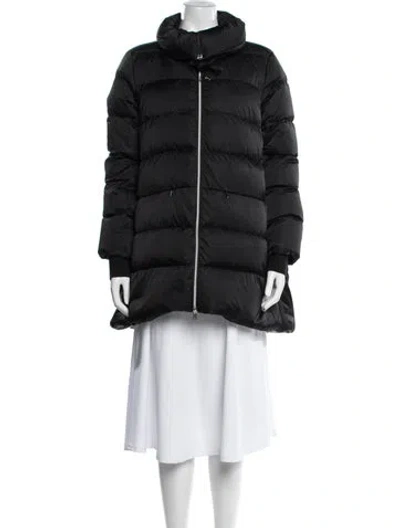 Pre-owned Herno Down Down Coat In Blue