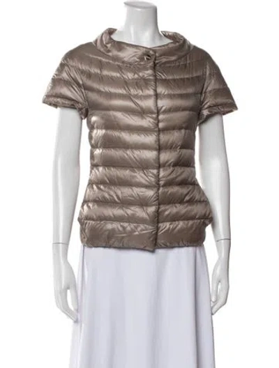 Pre-owned Herno Down Down Jacket In Neutral