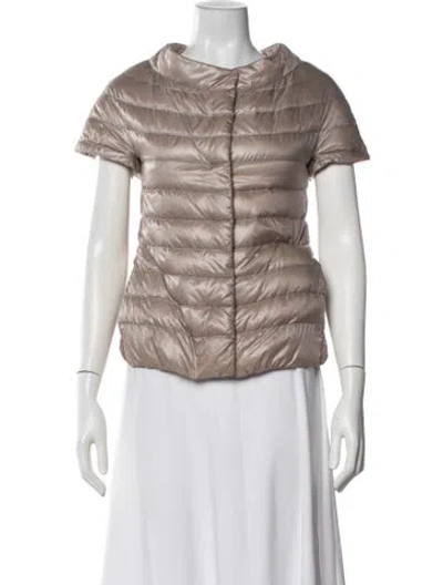 Pre-owned Herno Down Down Jacket In Neutrals