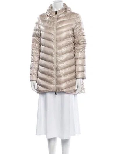 Pre-owned Herno Down Down Jacket In Neutrals