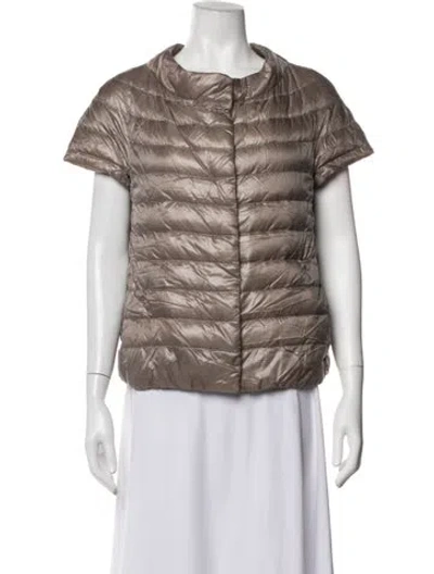 Pre-owned Herno Down Down Jacket In Neutrals