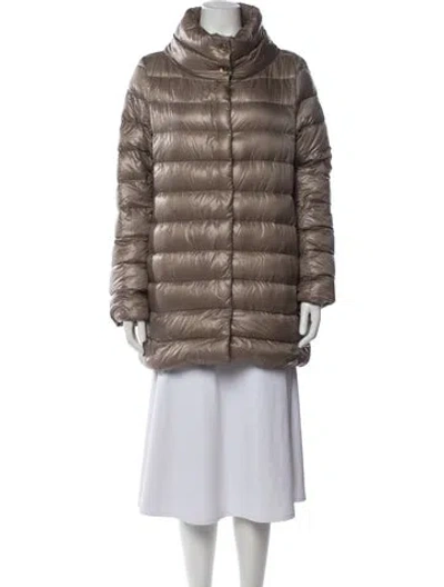 Pre-owned Herno Down Down Jacket In Neutrals