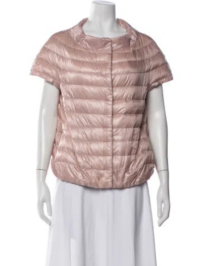 Pre-owned Herno Down Down Jacket In Pink