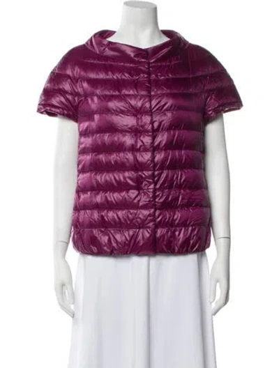 Pre-owned Herno Down Down Jacket In Pink