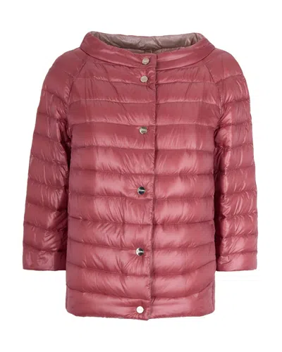 Herno Down Filled Comforter In Pink