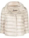 Herno Goose-down Padded Down Jacket In Nude & Neutrals