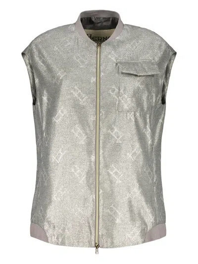 Herno Down Gilet In Grey