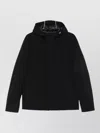 Herno Black Polyester Elastane Bomber Jacket In Black