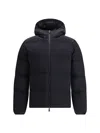 Herno Men New Impact Down Jacket With Hood In Black