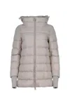 Herno A-shape Chamoix Down Jacket In Neutral