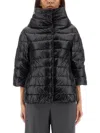 Herno "ultralight" Nylon Hood In Black