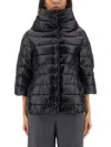 Herno Aminta Quilted Shell Jacket In Black