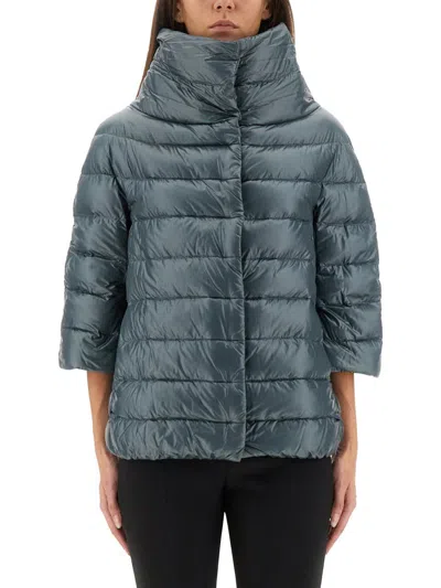 Herno Down Jacket "aminta" In Blue