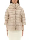 Herno Down Jacket "aminta" In Neutral