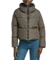 Herno Down Jacket In Animal Print