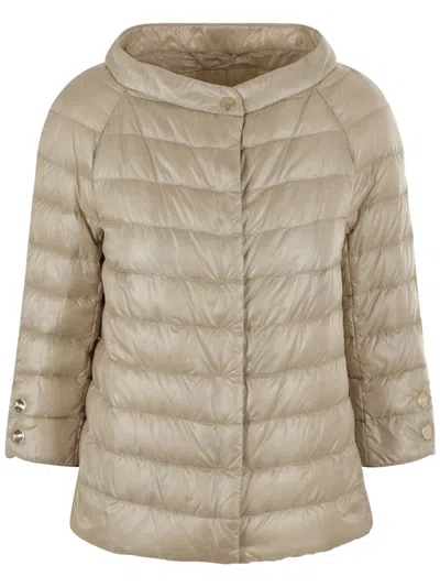 Herno Down Jacket In Beige