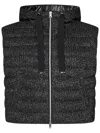 Herno Tailored Black Coat With High Collar In Black