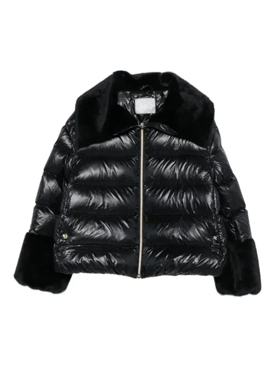Herno Kids' Down Jacket In Black