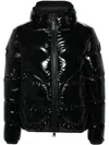 Herno Quilted Down Jacket With Double Zipper In Black