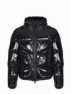 Herno Quilted Down Jacket With Double Zipper In Black